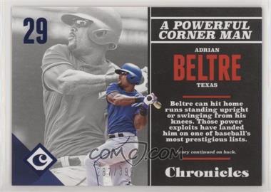 2017 Panini Chronicles - [Base] - Blue #25 - Adrian Beltre /399