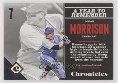 2017 Panini Chronicles - [Base] - Gold #45 - Logan Morrison /999