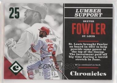 2017 Panini Chronicles - [Base] - Green #84 - Dexter Fowler /199