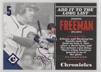 Freddie Freeman #/99