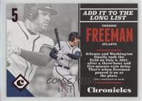 Freddie Freeman #/25