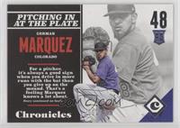 Rookies - German Marquez [Noted] #/499