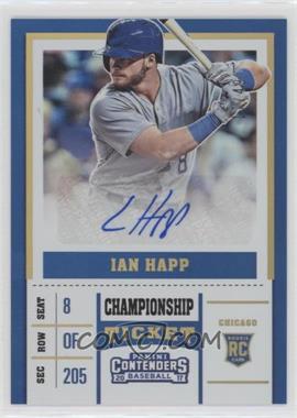 2017 Panini Chronicles - Contenders Rookie Ticket - Championship Ticket #11 - Ian Happ /49