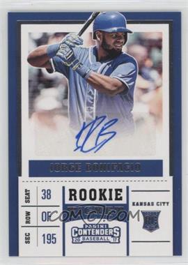 2017 Panini Chronicles - Contenders Rookie Ticket #16 - Jorge Bonifacio