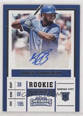 2017 Panini Chronicles - Contenders Rookie Ticket #16 - Jorge Bonifacio