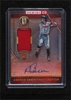 Rookie Jersey Autographs - Andrew Benintendi #/199