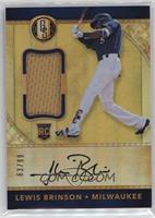 Rookie Jersey Autographs - Lewis Brinson #/99