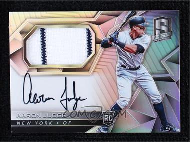 2017 Panini Chronicles - Spectra Rookie Jersey Autographs #7 - Aaron Judge [EX to NM]