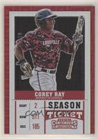 Season Ticket Variation - Corey Ray (Bat in Hand) #/10