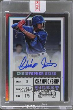 2017 Panini Contenders Draft Picks - [Base] - Championship Ticket #54 - Christopher Seise /1 [Uncirculated]