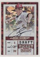 RPS Draft Ticket Autograph Variation - Clarke Schmidt (Facing Right) #/23