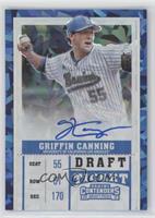 RPS Draft Ticket Autograph - Griffin Canning (Pinstriped Jersey) #/23