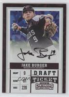 Draft Ticket Autograph - Jake Burger #/23