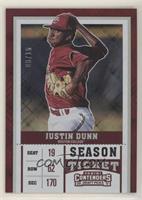 Season Ticket - Justin Dunn (Jersey Number Not Visible) #/15
