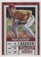 Season Ticket Variation - Mark McGwire (Socks Visible) #/15