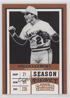 Season Ticket - Roger Clemens (Black and White)