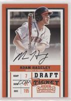 RPS Draft Ticket Autograph - Adam Haseley (Batting)