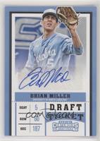 Draft Ticket Autograph - Brian Miller