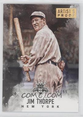 2017 Panini Diamond Kings - [Base] - Artist's Proof Gold #16 - Jim Thorpe /99