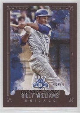 2017 Panini Diamond Kings - [Base] - Brown Framed #100 - Billy Williams /49