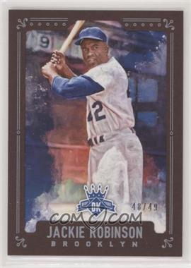 2017 Panini Diamond Kings - [Base] - Brown Framed #15.2 - Variation - Jackie Robinson (42 Visible on Front of Jersey) /49