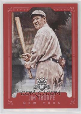 2017 Panini Diamond Kings - [Base] - Red Framed #16 - Jim Thorpe /99