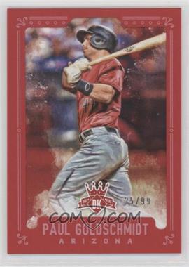 2017 Panini Diamond Kings - [Base] - Red Framed #51 - Paul Goldschmidt /99