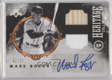 2017 Panini Diamond Kings - Heritage Collection Material Signatures #HCMS-WB - Wade Boggs /25