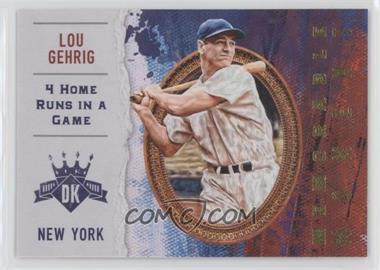 2017 Panini Diamond Kings - Memorable Moment #MM-11 - Lou Gehrig