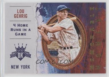 2017 Panini Diamond Kings - Memorable Moment #MM-11 - Lou Gehrig