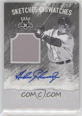 2017 Panini Diamond Kings - Sketches and Swatches #SS-GR - Andres Galarraga /25