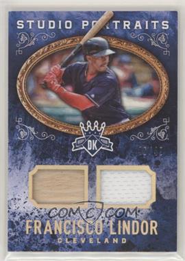 2017 Panini Diamond Kings - Studio Portraits Materials - Holo Gold #SPM-FL - Francisco Lindor /49