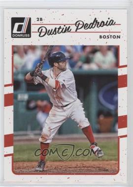 2017 Panini Donruss - [Base] #61 - Dustin Pedroia