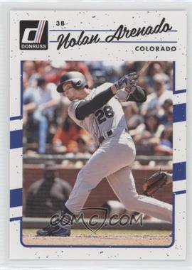 2017 Panini Donruss - [Base] #89.2 - Variation - Nolan Arenado (Grey Jersey) [Noted]