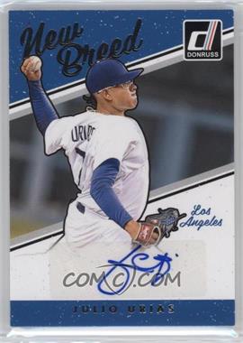 2017 Panini Donruss - New Breed Autographs #NB-JU - Julio Urias