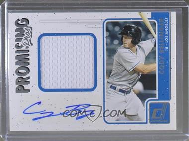 2017 Panini Donruss - Promising Pros Materials Signatures #PPMS-CB - Cody Bellinger