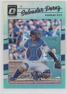 2017 Panini Donruss Optic - [Base] - Aqua Prizm #105 - Salvador Perez /299