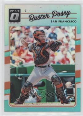 2017 Panini Donruss Optic - [Base] - Aqua Prizm #134 - Buster Posey /299