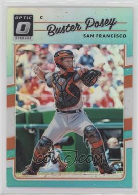 2017 Panini Donruss Optic - [Base] - Aqua Prizm #134 - Buster Posey /299