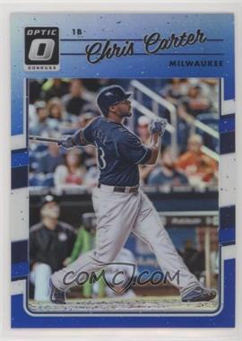 2017 Panini Donruss Optic - [Base] - Blue Prizm #114 - Chris Carter /149