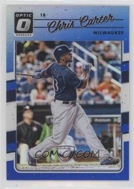 2017 Panini Donruss Optic - [Base] - Blue Prizm #114 - Chris Carter /149