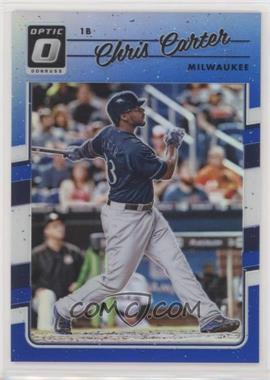 2017 Panini Donruss Optic - [Base] - Blue Prizm #114 - Chris Carter /149