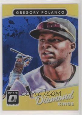 2017 Panini Donruss Optic - [Base] - Blue Prizm #22 - Diamond Kings - Gregory Polanco /149