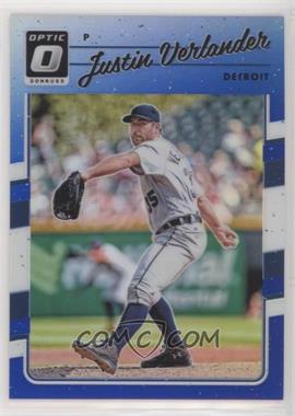 2017 Panini Donruss Optic - [Base] - Blue Prizm #97 - Justin Verlander /149