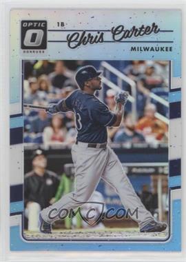 2017 Panini Donruss Optic - [Base] - Carolina Blue Prizm #114 - Chris Carter /50