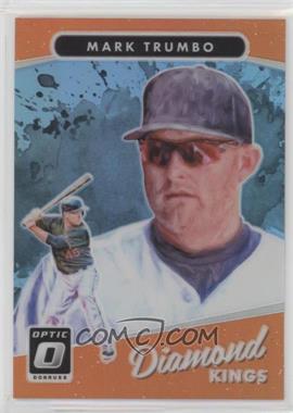 2017 Panini Donruss Optic - [Base] - Carolina Blue Prizm #3 - Diamond Kings - Mark Trumbo /50