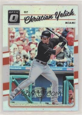 2017 Panini Donruss Optic - [Base] - Holo Prizm #111 - Christian Yelich