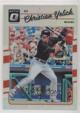 2017 Panini Donruss Optic - [Base] - Holo Prizm #111 - Christian Yelich