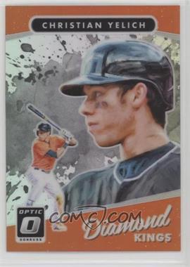 2017 Panini Donruss Optic - [Base] - Holo Prizm #15 - Diamond Kings - Christian Yelich