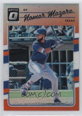 2017 Panini Donruss Optic - [Base] - Orange Prizm #146 - Nomar Mazara /199